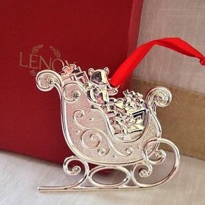Lenox Gems Clear Sleigh Ornament